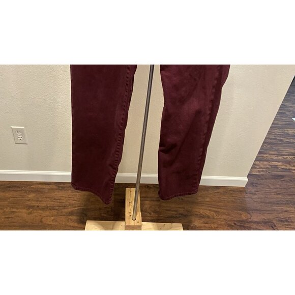 Lee Modern Series Mens Pants Size 36X32 Stretch Midrise Burgundy Color - Picture 3 of 10